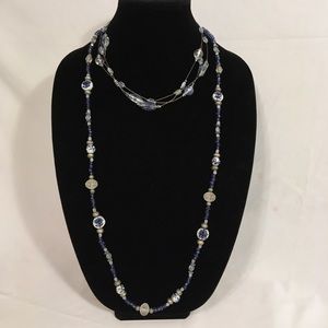 Pair of Blue Necklaces